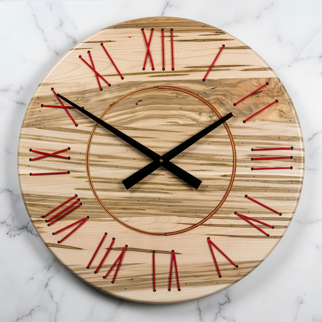 Ambrosia Maple Clock 24 Inches