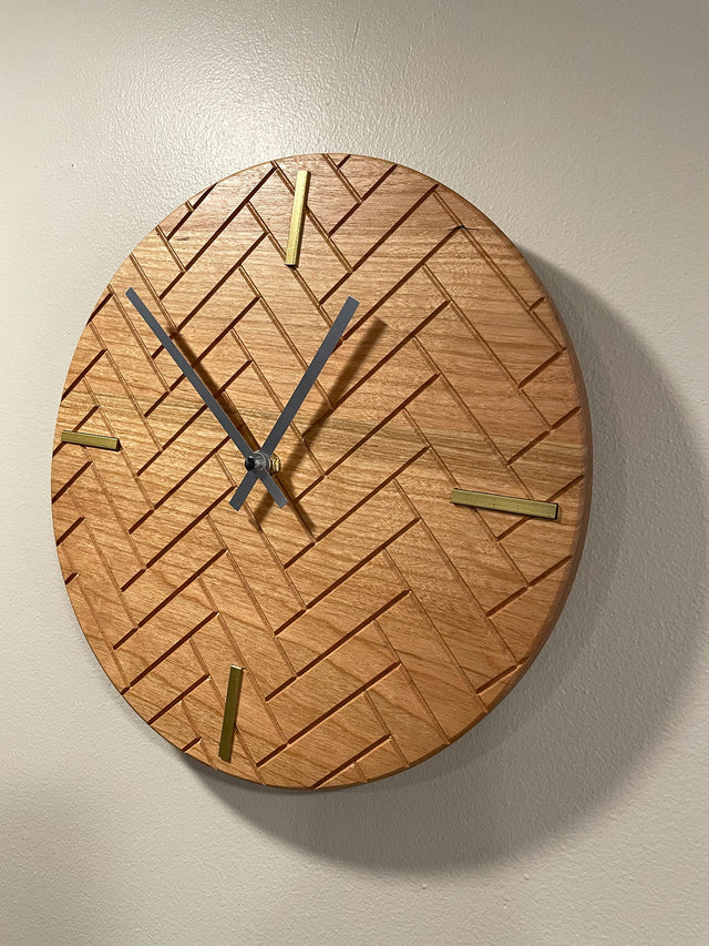 Herringbone Clock 3