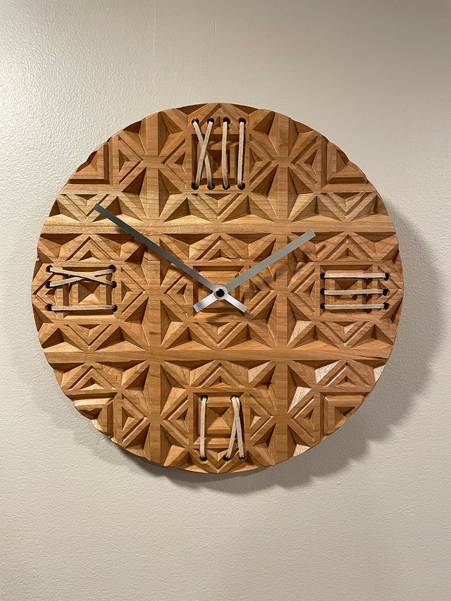 Art deco triangle clock