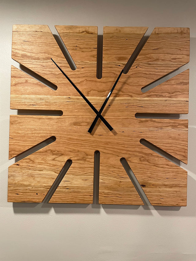 24 Inch Clocks – Maple Birch Woodworking Studio