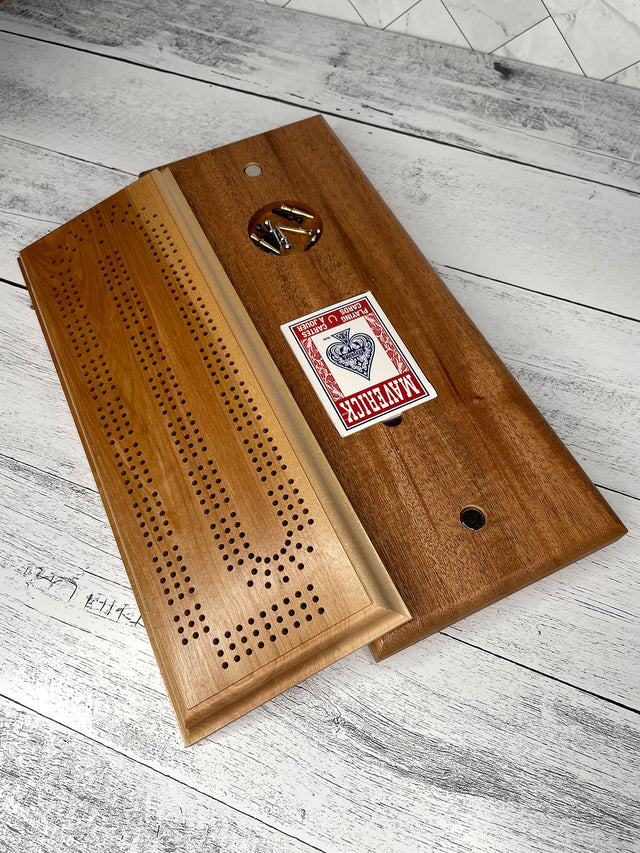 Yellow Birch Cribbage Board